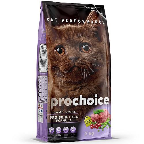 Pro Choice פרו צ'ויס - כבש ואורז - לחתולים גורים