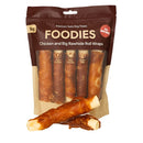פודיז מארז עצמות עור בקר מצופה בשר עוף 1 ק"ג FOODIES