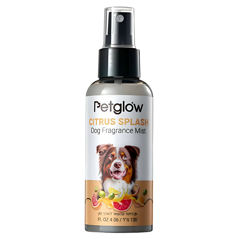 בושם לכלבים פט גלואו בניחוח הדרים 120 מ"ל PetGlow