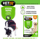 טבליות נגד אכילת צואה לכלבים (30 יחידות) VETIQ - Lucy's - חנות חיות חברתית