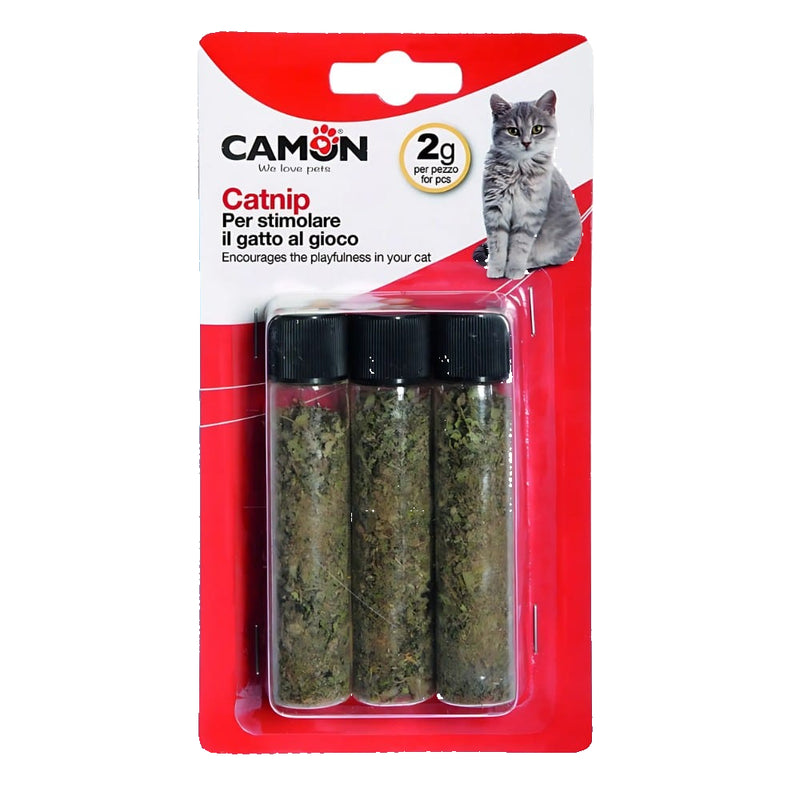 3 מבחנות קטניפ לחתול 6 גרם Camon