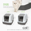 Cat It- קט איט שירותים לחתול היי-טק ג'אמבו אפור