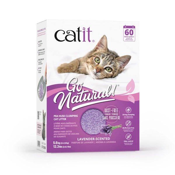 קטאיט חול אפונה לחתול לוונדר 5.6 ק"ג Catit