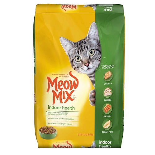 מזון לחתולים מיאו מיקס אינדור 6.44 ק"ג Meow Mix