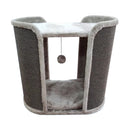 הופי מתקן גירוד איכותי במיוחד לחתולים- אפור 60 ס"מ Y24005