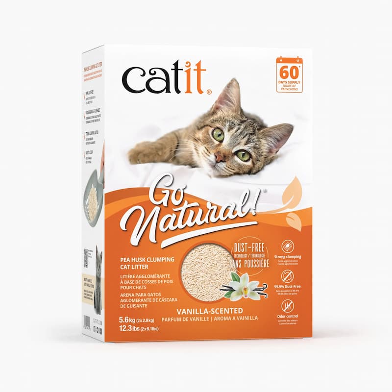 קטאיט חול אפונה לחתול וניל 5.6 ק"ג Catit