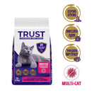 2 שקי חול מתגבש טראסט בתוספת פחם פעיל – מולטי קט 20 ליטר סה"כ TRUST