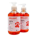 2 יחידות שמן סלמון בריליאנט לכלבים וחתולים 300 מ"ל Brilliant