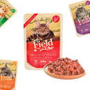 10 יחידות סמס פילד פאוץ מזון רטוב לחתול במגוון טעמים 85 גרם