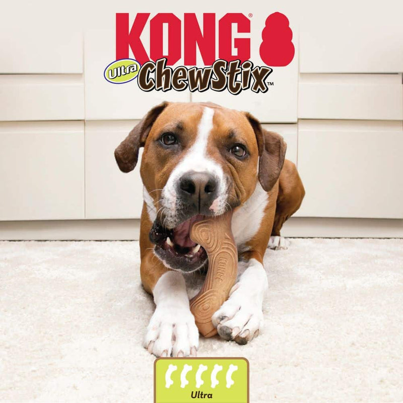 קונג עצם לעיסה עמידה בשילוב עץ KONG- L