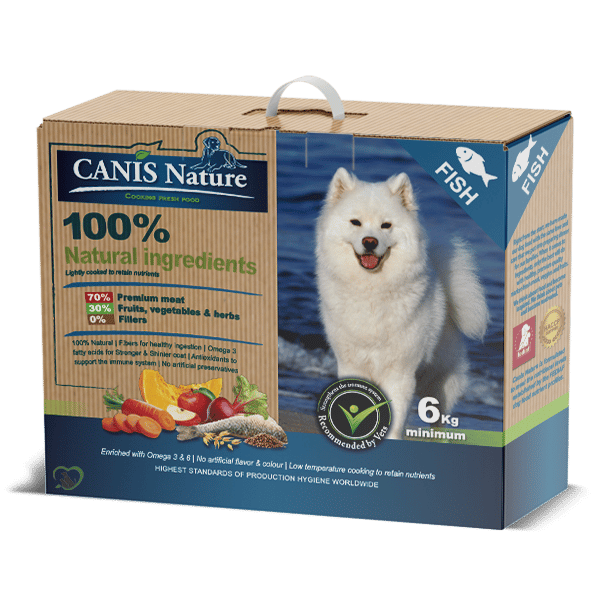 קאניס נייצ’ר דגים מזון טבעי לכלבים 6 ק”ג CANIS NATURE