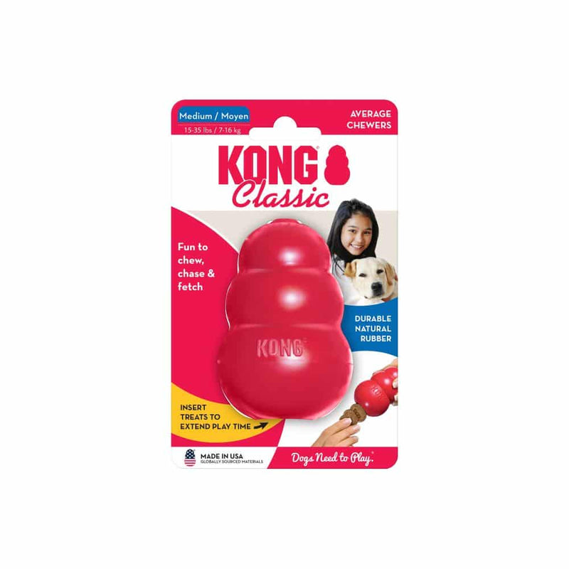 קונג קלאסי בינוני אדום KONG M