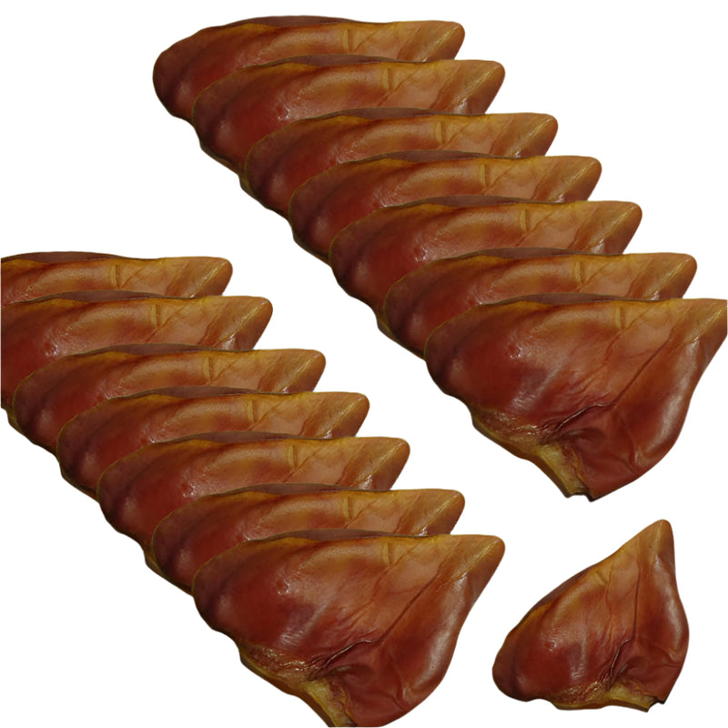 15 יחידות אוזני חזיר גדולות 100% טבעיות