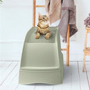 שירותים לחתול עם מגירה וכניסה עליונה – פרידה כחול IMAC