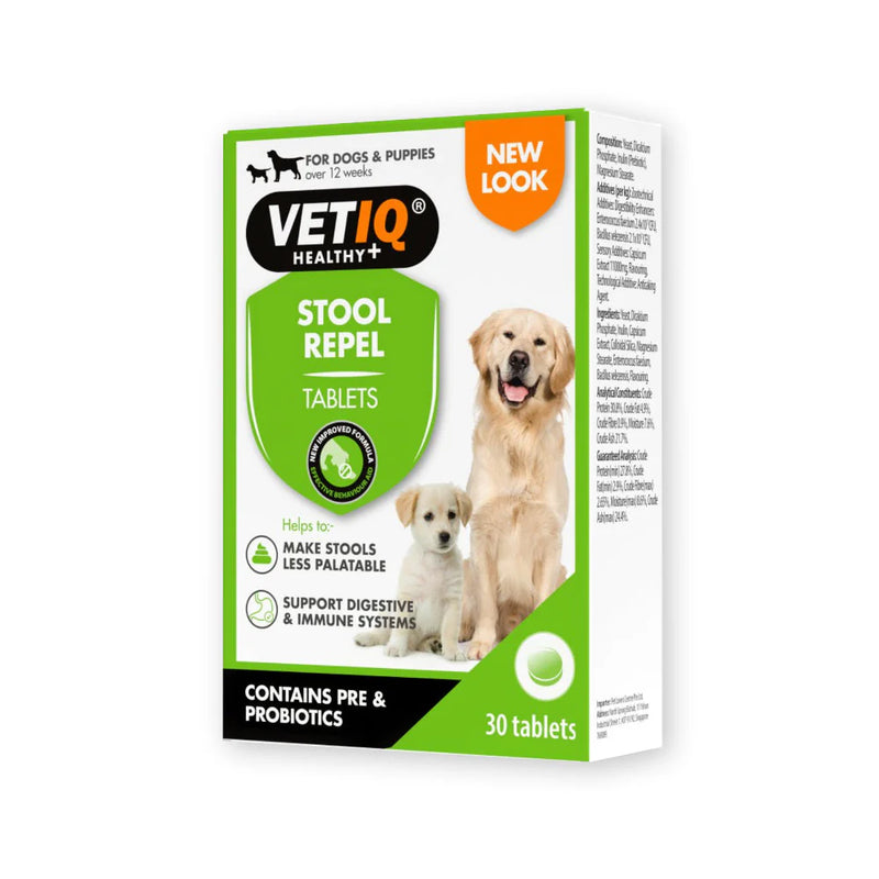 טבליות נגד אכילת צואה לכלבים (30 יחידות) VETIQ
