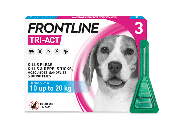 ®FRONTLINE TRI-ACT פרונטליין אמפולות לכלב 10-20 ק"ג