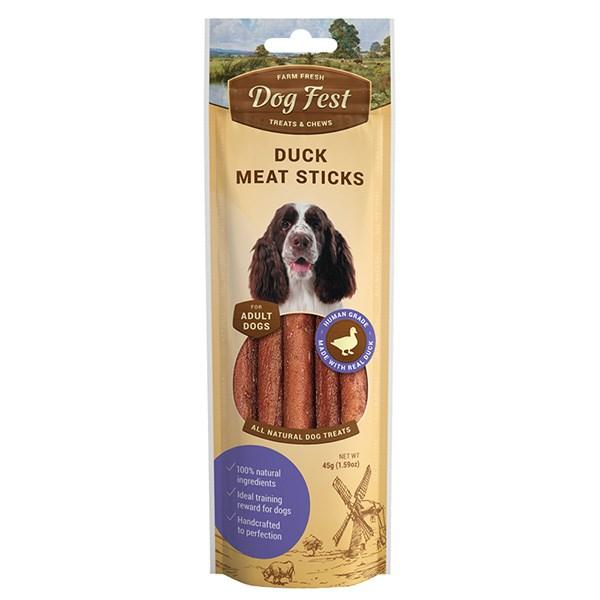 Dog Fest דוג פסט - חטיף מקלונים לכלב - 100% טבעי