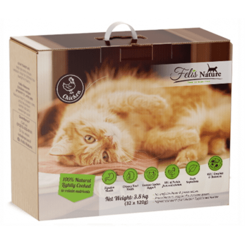 Felis פליס - מזון טבעי לחתול - עוף וירקות