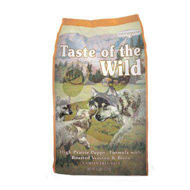 Taste of the Wild 12.2 ק״ג טייסט אוף דה ווילד - ביזון וצבי צלוי - לגורים