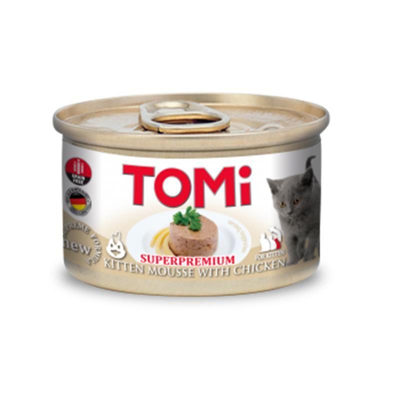 Tomi טומי - שימורים ללא דגנים לחתול - 85 גרם